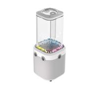 CORSAIR iCUE LINK XD6 RGB ELITE Pump/Reservoir - Pompe FlowDrive Max, Capteur de Température Intégré, 22 LEDs RGB Adressables, Réservoir 440ml en Nylon Transparent - Blanc
