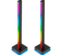 Corsair iCUE LT100 Panneau Intelligent Noir - Kit d’extension de tour LED 46 RGB, synchronisation PC/jeux/médias