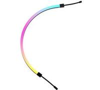 Corsair LS430 Aurora Bandes Lumineuses RGB 430mm - 2 Bandes de LED RGB à Diffusion Magnétique - +5V ARGB Header iCUE Controller - Câble Adaptateur ARGB vers iCUE 3 Broches Inclus