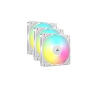 Lot de 3 Ventilateurs de boitier Corsair RS RGB - 12cm (Blanc)