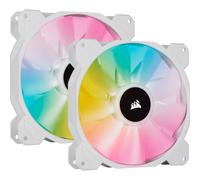 Corsair iCue SP140 RGB Elite 2-Pack White