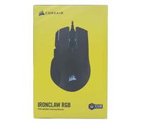Corsair Ironclaw RGB Optisch FPS/MOBA Gaming Maus (18.000DPI Optischer Sensor, RGB LED Hintergrundbeleuchtung) Schwarz