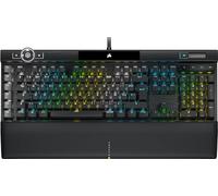 Corsair K100 RGB Clavier Gaming (Switchs Optiques-Mécaniques OPX: Ultrarapides et Linéaire, Touches à Double Injection PBT, Intégration Elgato Stream Deck) AZERTY, Noir
