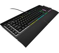 Corsair Clavier de jeu K55 RGB PRO – Filaire à membrane – AZERTY Français Noir