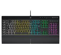 Corsair Clavier de jeu K55 RGB PRO – Filaire à membrane – AZERTY Français Noir