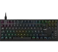 Corsair K60 PRO TKL RGB Clavier Gaming Optique-Mécanique sans Pavé Numérique - Switchs OPX, Châssis en Aluminium Brossé, Câble USB Type-C Amovible - FR Disposition, AZERTY - Noir
