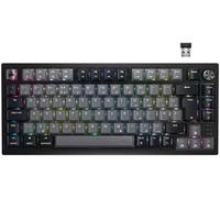 CORSAIR K65 PLUS Clavier de jeu mécanique sans fil 75 % RVB remplaçable à chaud - Commutateurs linéaires rouges CORSAIR MLX pré-lubrifiés - Montage sur le dessus - Amortissement du son double couche -