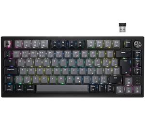 Corsair K65 Plus Clavier de Jeu mécanique sans Fil 75% RVB remplaçable à Chaud - Commutateurs linéaires Rouges Corsair MLX pré-lubrifiés - Montage sur Le Dessus - Amortissement du Son Double Couche -