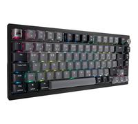 Corsair K65 Plus Clavier de Jeu mécanique sans Fil 75% RVB remplaçable à Chaud - Switches linéaires MLX Red pré-lubrifiés - Vaporisation sonore Double Couche - Keycaps PBT - QWERTZ DE - Noir