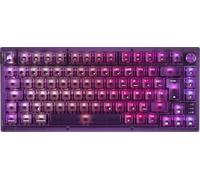 Corsair K65 Plus Wireless 75% RGB Mechanical Gaming Clavier - AZERTY FR - Commutateurs Linéaires MLX Red Pré-Lubrifiés - Keycaps PBT - PC, PS5, PS4, Xbox - Violet Atomique