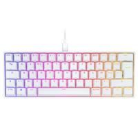 CORSAIR K65 RGB MINI 60 % Clavier de Jeu Filaire Mécanique - Switches Linéaires CHERRY MX RED - Touches PBT Double-Shot - Compatible iCUE - AZERTY FR - PC, Mac, Xbox - Blanc