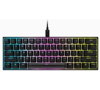 Corsair K65 RGB MINI 60% Clavier de jeu mécanique, Lumière LED RGB, NA, filaire, noir