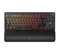 CORSAIR K70 CORE - Clavier - TKL - rétroéclairé - sans fil - 2.4 GHz, Bluetooth - AZERTY - Français - commutateur : CORSAIR MLX Red - noir
