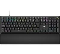 Corsair K70 Core RGB Clavier de Jeu Mécanique Filaire avec Palmrest - Pre-Lubed MLX Red Linear Switch, SOCD, ABS Painted Keys, Sound, Media Control Dial, QWERTY UK -