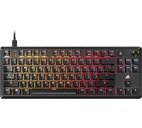 Corsair K70 Core TKL RGB Tenkeyless Clavier de Jeu Mécanique - Commutateurs Linéaires Corsair MLX Red v2-Linéaires Pré-Graissés - Réduction du Bruit Double Couche - Capuchons de Touches ABS