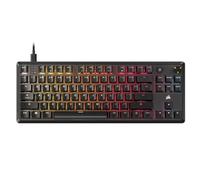 Corsair K70 Core TKL RGB Tenkeyless Clavier de Jeu mécanique Filaire - Commutateurs linéaires MLX Rouge v2 pré-lubrifiés, SOCD, Touches ABS Double Shot, Amortissement du Son, Interrogation 1000 Hz