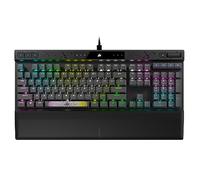 Corsair K70 Max RGB Clavier de Jeu Magnétique Mécanique Filaire - Commutateurs MGX avec Activation Réglable - Mode Déclenchement Rapide - Touches PBT Double-Shot - QWERTY NA Layout - Gris Acier