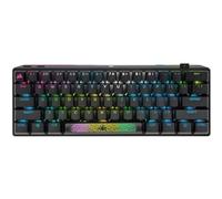 Corsair K70 Pro Mini Wireless RGB 60% Clavier mécanique Gaming (Technologie Wireless ultrarapide inférieure à 1 ms, Switchs Cherry MX Red Amovibles, Jeux de Touches à Double Injection PBT) Noir