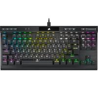 Corsair K70 RGB TKL Champion Series Clavier de Jeu Filaire Optique et mécanique sans ommutateurs linéaires OPX - Touches PBT Double-Shot - Compatible iCUE - QWERTY UK - Noir