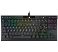 Corsair K70 RGB TKL CHAMPION SERIES Clavier de jeu optique mécanique (OpX RVB Commutateurs de touches mécaniques optiques, cadre en aluminium robuste, éclairage RVB par touche, câble USB-C amovible) Noir