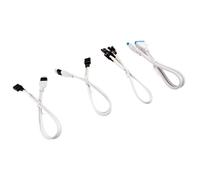 CORSAIR Kit d’extension gainé pour panneau avant Premium 30cm - Blanc (CC-8900245)