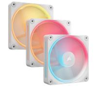 CORSAIR Kit de démarrage de ventilateurs à rotation inversée PWM 120 mm iCUE LINK LX120-R RGB - Blanc New
