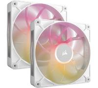 CORSAIR Kit de démarrage ventilateurs épais PWM 140 mm iCUE LINK RX140 MAX RGB - Blanc New