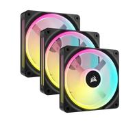 CORSAIR Kit de démarrage ventilateurs PWM 120 mm iCUE LINK QX120 RGB avec iCUE LINK System Hub New