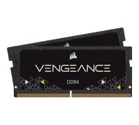 Module mémoire pour PC portable Corsair 32GB (2x16GB) DDR4 DDR4 32 GB 2 x 16 GB 2666 MHz SO-DIMM 26