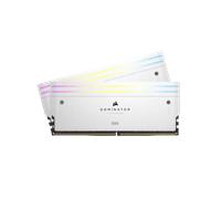 CORSAIR Kit de mémoire DOMINATOR TITANIUM RGB 48 Go (2x24 Go) DDR5 DRAM 6 000 MT/s CL30 Intel XMP - Blanc New