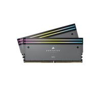 CORSAIR Kit de mémoire DOMINATOR TITANIUM RGB 64 Go (2x32 Go) DDR5 DRAM 6 000 MT/s CL30 AMD EXPO - Gris New