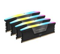 CORSAIR Vengeance RGB DDR5 RAM 64Go (4x16Go) 6600MHz CL32 Intel XMP Compatible iCUE Mémoire d'Ordinateur - Noir (CMH64GX5M4B6600C32)
