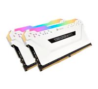 CORSAIR Kit de mémoire VENGEANCE® RGB PRO 16 GO (2 x 8 GO) DDR4 DRAM 2 666 MHz C16 - blanc New
