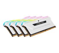 Corsair Vengeance RGB Pro SL 32 Go (4x8 Go) DDR4 3200 (PC4-25600) C16 1.35V - Blanche