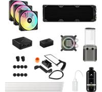 CORSAIR Kit de refroidissement personnalisé Hydro X Series iCUE LINK XH405i RGB - Gris furtif New