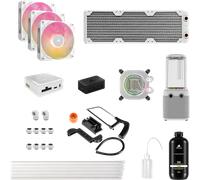 CORSAIR Kit de refroidissement personnalisé HYDRO X SERIES iCUE LINK XH505i RX 360 RGB - Blanc New