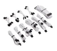 CORSAIR Premium individually sleeved pro kit (Type 4, Generation 4) - Câblage d'alimentation - 61 cm - blanc