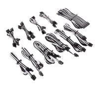 CORSAIR Kit pro de câbles pour alimentation à gainage individuel de type 4 Gen 4 Premium - blanc/noir New