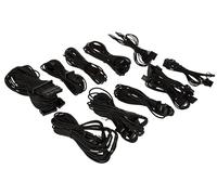 CORSAIR Kit de câbles PSU Type 4 Gen 4 Premium pour ordinateur, gainage multi-brins Noir