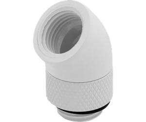 CORSAIR Lot de deux adaptateurs Hydro X Series 45° Rotary - Blanc New