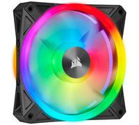 Lot de 2 Ventilateurs de boitier Corsair iCue QL140 PWM RGB 14cm (Noir)