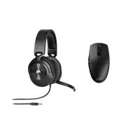 CORSAIR M55 Wireless Mouse and HS65 SURROUND Headset Gaming Bundle New