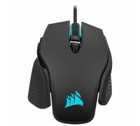 Corsair M65 RGB ULTRA - Souris Gaming FPS Filaire - 26K DPI MARKSMAN - QUICKSTRIKE Optique - 8000Hz Polling - Aluminium