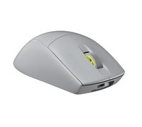Corsair M75 AIR Souris Gaming FPS sans fil ultra légère - 26 000 DPI - Entrée ultra rapide - Forme symétrique - Compatible iCUE - PC, Mac - Gris Clair