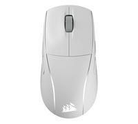 Corsair M75 Souris de jeu légère sans fil RVB pour Mac, 26 000 DPI, boutons latéraux interchangeables, commutateurs optiques, compatible iCUE, blanc givré
