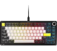 Corsair MAKR Pro 75 Hall Effect DIY Clavier de Jeu Mécanique Magnétique Filaire - Disposition 75%, Commutateurs MGX Hyperdrive, Double Contrôle, Déclenchement Rapide, FlashTap SOCD, 8000Hz, Américain