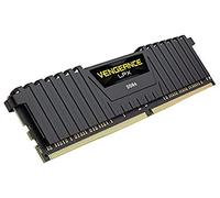 Corsair Mémoire de Bureau Corsair Vengeance LPX 16 Go (2 x 8 Go) DDR4 Jusqu'à 3600MHz (PC4-28800) C16 1,35 V optimisée Intel & AMD - Noire