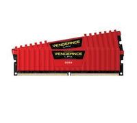 Kit Barrettes mémoire 16Go (2x8Go) DIMM DDR4 Corsair Vengeance LPX 2400Mhz (Rouge)