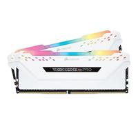 CORSAIR Mémoire PC DDR4 - Vengeance RGB Pro 16 Go (2 x 8 Go) - 2666 MHz - CAS 16 - LED RGB - Blanche (CMW16GX4M2A2666C16W)