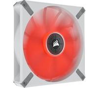 Corsair Ventilateur boîtier ML140 LED ELITE 140 mm PWM Rouge AirGuide Blanc
